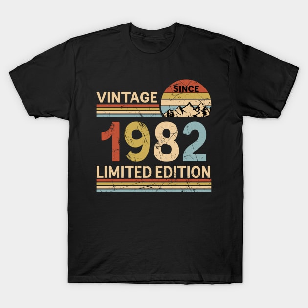 Vintage Since 1982 Limited Edition 41st Birthday Gift Vintage Men's T-Shirt by Schoenberger Willard